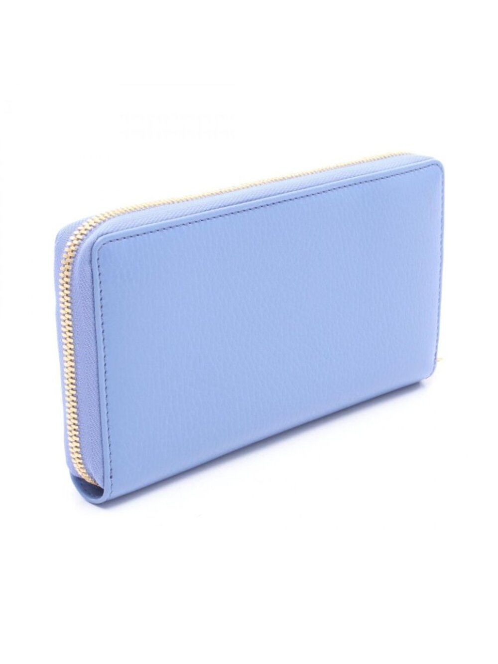 Gucci Round Wallet Petit Marmont GG Blue Purple Leather - Picture 2 of 7
